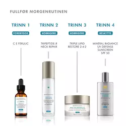 Hudpleierutine om morgenen