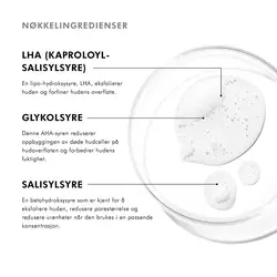 Kvinne holder Blemish + Age Cleanser