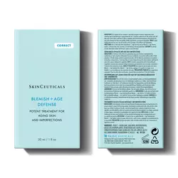 Blemish + Age Defense emballasje