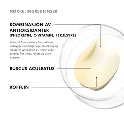 Eye gel påføres