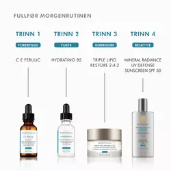 Hudpleierutine morgen